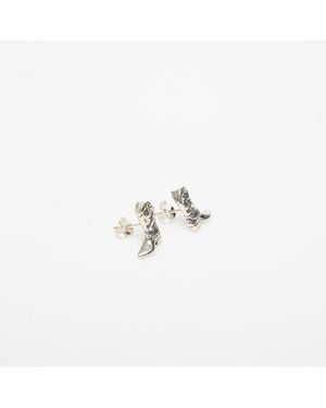 Twojeys Boot Stud Earrings - Bianco