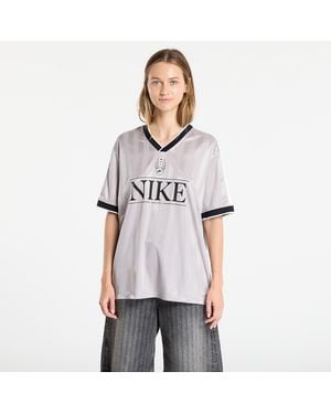 Nike Jersey Sportswear V-Neck Jersey Top College/ Sail - Grijs