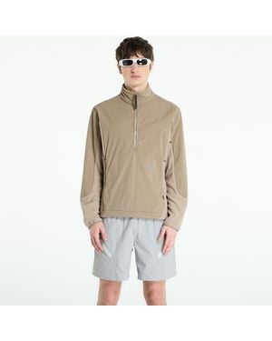 Pas Normal Studios Sweatshirt Off-Race Light Fleece Half-Zip - Braun