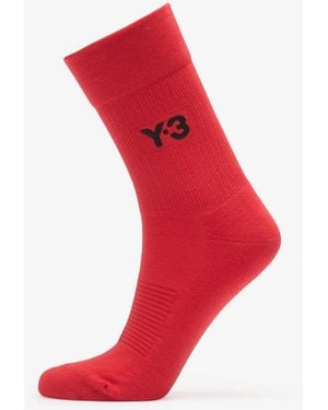 Y-3 Sokken Classic Crew Socks - Rood