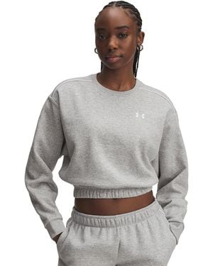 Under Armour Sweatshirt Rival Fleece Piped Crew - Gray