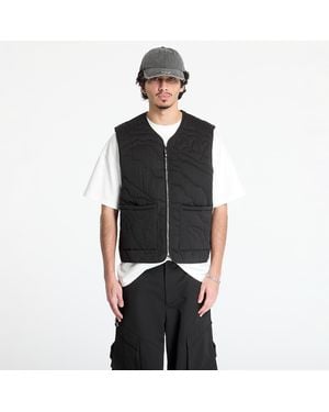 FTSHP Giet Siver Ining Quited Vest Back - Nero