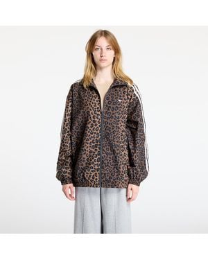 adidas Originals Windbreaker Adidas Fb Oversized Track Top - Brown