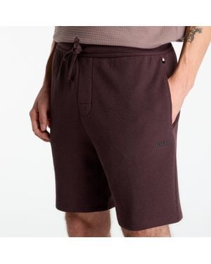 BOSS Kurze Hosen Waffle Shorts - Lila