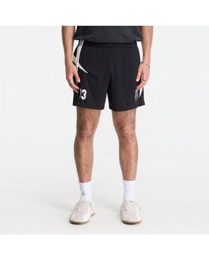 Represent Korte Broek Star Football Panelled Shorts - Blauw