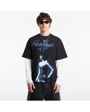 FTSHP T-Shirt Playboy X T-Shirt Smoking Girl - Black