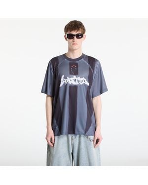 Wasted Paris M Spray Football Jersey/ Stone - Blue
