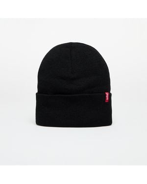 Levi's Slouchy Tab Beanie - Schwarz