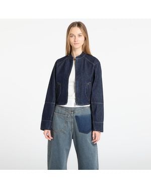 Calvin Klein Jacket Jeans Zip Denim Jacket - Blue