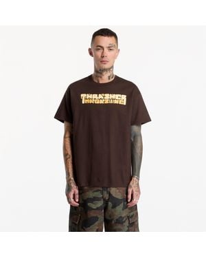 Thrasher T-Shirt Blocks T-Shirt - Brown
