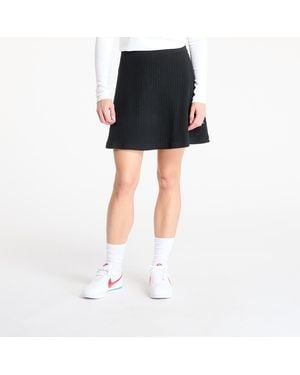 Nike Sportswear Chill Knit Ribbed Mini Skirt - Nero