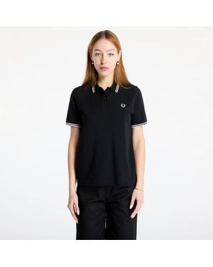 Fred Perry T-Shirt Twin Tipped Polo Shirt - Black