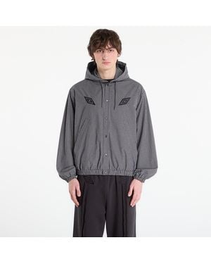 Umbro Shirt By Slamjam Gingham Masked Shirt Coffee - Gray
