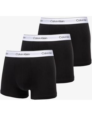 Calvin Klein Extra Soft Cotton Stretch Trunk 3-Pack - Nero