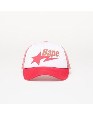 A Bathing Ape Bape Sta Mesh Cap - Rosa