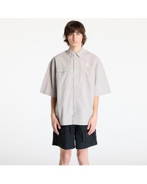 Nike Overhemd Acg "Orb Weaver" Uv Repel Short-Sleeve Shirt College/ Football/ Summit - Grijs