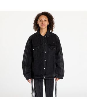 adidas Originals Atlanta Denim Trucker Jacket - Black