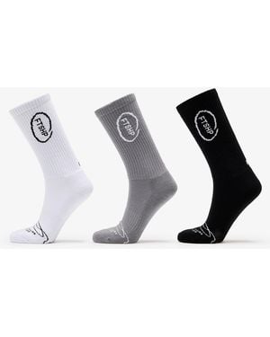 FTSHP Socken Footshop High Crew Socks 3-Pack - Weiß