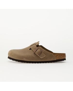 Birkenstock Sneakers Boston Soft Footbed Natural Leather Oiled Eur - Braun