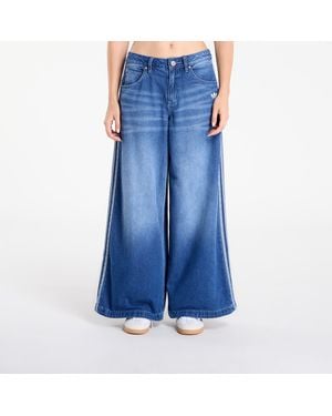 adidas Originals Jeans Adidas Adicolor Denim Adilenium Wide Pant - Blue