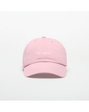 New Balance 6 Panel Linear Logo Hat - Roze