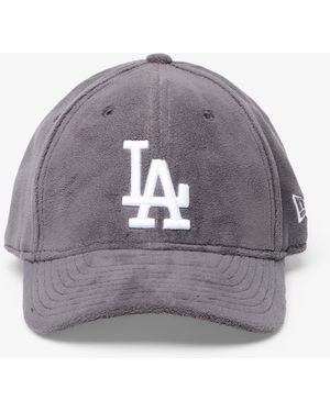 KTZ Cap 9Forty M-Crown Mlb Fleece Los Angeles Dodgers - Gray