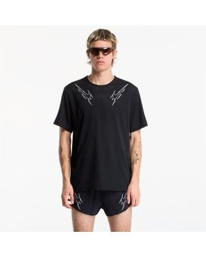 Nike T-Shirt Aeroswift Dri-Fit Adv Short-Sleeve Graphic Running Top - Zwart