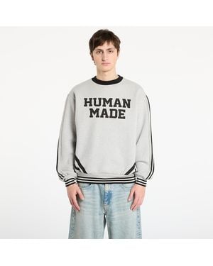 Human Made Sweatshirt Elbow Patch Sweatshirt - Gray