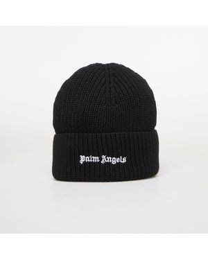Palm Angels Classic Logo Beanie/ Off - Black