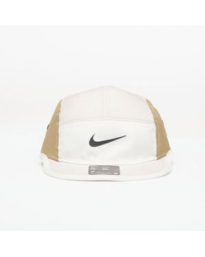Nike Mütze Fly Dri-Fit Unstructured Swoosh Cap Lt Orewood Brn/ Anthracite - Weiß