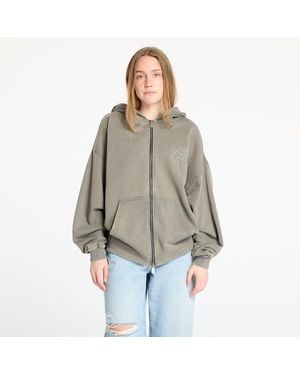 KTZ Felpa Los Angeles Lakers Washed Full Zip - Marrone