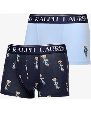 Ralph Lauren Stretch Cotton Trunk 2-Pack - Blu