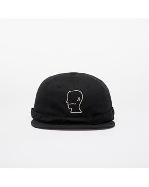 Brain Dead Casquette extended strap 6 panel logohead hat universal - Noir