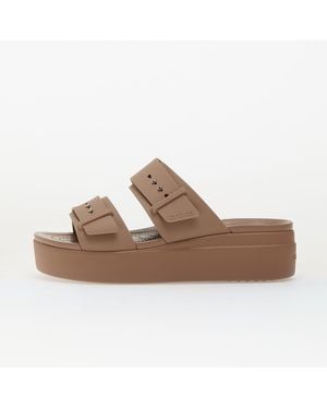 Crocs™ Sneakers Brooklyn Buckle Low Wedge - Brown