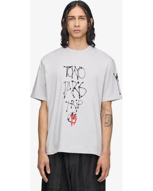 Y-3 T-Shirt Chito City Graphic Short Sleeve Tee - White