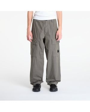 C.P. Company Pantaloni Microreps Boxy Cargo Pants - Grigio