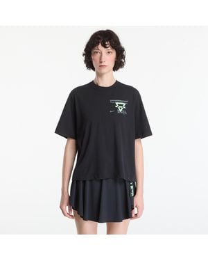 Nike T-Shirt Swift Dri-Fit Running T-Shirt/ No/ Illusion - Zwart