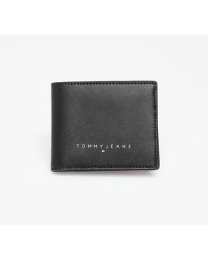 Tommy Hilfiger Tjm Linear Cc & Coin Wallet - Zwart