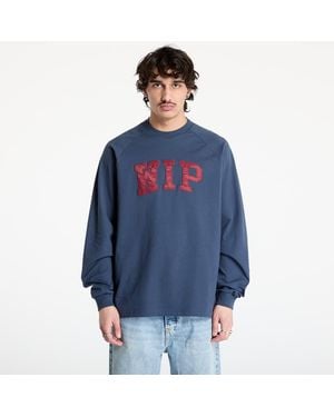 Carhartt T-Shirt Longsleeve Wip T-Shirt Dusky/ Mulberry - Blau