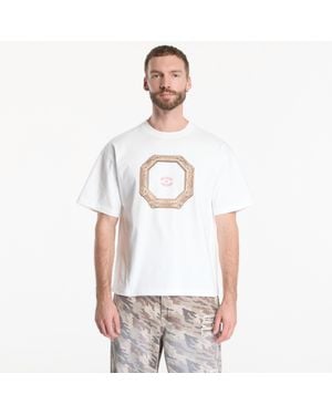 FTSHP T-Shirt Footshop X Oktagon T-Shirt Frame - Weiß