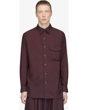 Y-3 Hemd Gradient 3 Stripes Nylon Overshirt - Lila
