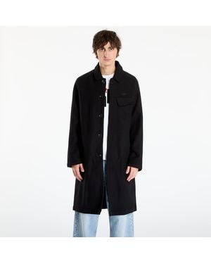 adidas Originals Jacket Adidas Premium Essentials Wool Overcoat - Black