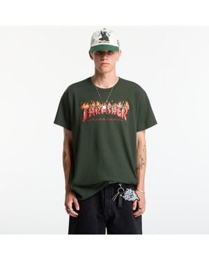 Thrasher T-Shirt Fuego T-Shirt - Green