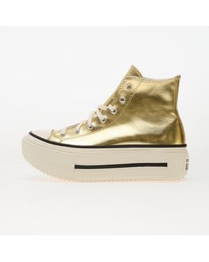 Converse Baskets chuck taylor all star lift double stack metallic gold/ egret/ black eur 39 - Métallisé