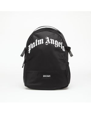 Palm Angels Curved Logo Backpack/ Off - Black