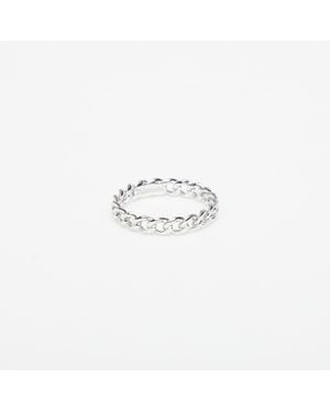 Miansai Anello Cuban Link Ring - Bianco