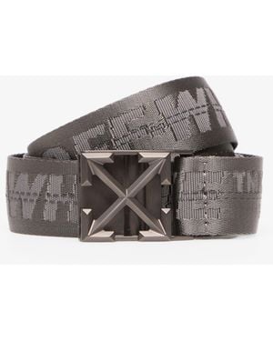 Off-White c/o Virgil Abloh Riem Tape Belt Arrow 35Mm - Grijs
