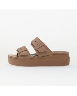 Crocs™ Sneakers Brooklyn Buckle Low Wedge Eur - Braun