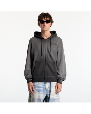 DIESEL Sweatshirt S-Wafy-Hood-Zip Sweat-Shirt - Black