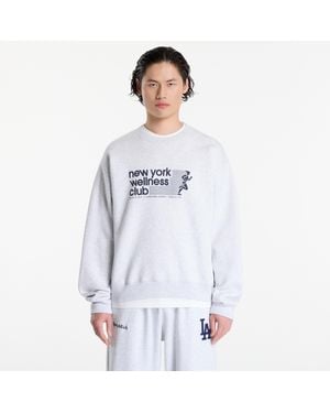 Sporty & Rich Sweatshirt Usa Wellness Club Crewneck - Blau
